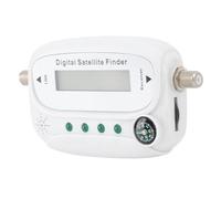 Hamwesh Finder de Satélite Digital, 13-18V DC con Alarma de Timbre de Brújulas para Detección de Intensidad de Señal de Antena TV en Sistemas de Recepción Remota