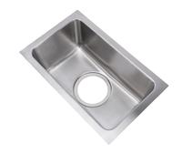 Hamwesh Fregadero de Acero Inoxidable, Fregadero de Cocina de un Solo Tazón de 13,39x8,27x5,31 Pulgadas con Colador de Cesta, para Vehículos Recreativos, Yates, Camiones y Barcos
