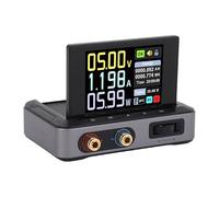 Hamwesh Fuente de Alimentación CC, Pantalla Digital Ajustable 0-30V 0-5A y Programable, Fuente de Alimentación CNC, de CC Variable con Múltiples Características de Seguridad para Investigación