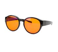 Hamwesh Gafas de Bloqueo de Luz Azul, Alivio de Fatiga Visual contra el Resplandor con Clamp/Holder de Nariz de PC para Computadora y Uso de Teléfonos por Hombres Gaming de Mujeres (Redondo)