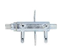 Hamwesh Garra de Ordeño, Orificios para Tazas Grandes de 16 Mm, Hierro Galvanizado, Recolección Rápida de Leche, Recolector de Máquina de Ordeño, Recolector de Leche con Diseño de Gancho para