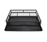 Hamwesh Hamwesh Soporte para Almohadilla para Orinar para Perros, Material de Hierro, Resistente, Reutilizable, Fácil Limpieza, Bandeja de Malla Extraíble para Orinal para Perros, Caja de para