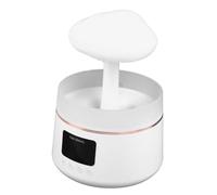 Hamwesh Humidificador de Nube de Lluvia, Temporizador de Niebla Ajustable por Ultrasonido, Difusor de Aceite Esencial de Ruido Blanco, Humidificador por Goteo de Agua con 3 Niveles de Brillo, Luz
