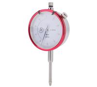 Hamwesh Indicador de Cuadrante, Precisión de 0,01 Mm, Rango de 0 a 20 Mm, Tipo Puntero de Acero Inoxidable con Base Magnética, para Mecanizado de Torno, Taller de Carpintería CNC,