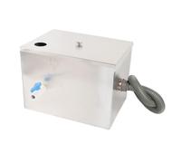 Hamwesh Interceptor de Grasa Comercial Acero Inoxidable Debajo del Fregadero Trampa de Grasa 4GPM Filtración de Tres Pasos Separador de Agua y Aceite para Restaurante Café Cantina Cocina Drenaje
