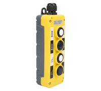 Hamwesh Interruptor de Botón de Grúa Industrial IP68 Controlador de Polipasto de 4 Botones a Prueba de Agua AC250V 5A 500V 2A PC Material Retardante de Llama para Sistemas de Automatización de Grúas