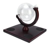 Hamwesh Juego de Decantador de Whisky, Recipiente de Vidrio de Borosilicato de 800 Ml con Tapón a Prueba de Fugas, Juego de Dispensador de Licor con 4 Vasos para el Hogar, Bar, Oficina, Fiesta,