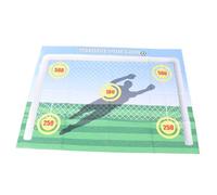 Hamwesh Juego de Lanzamiento de Portería de Fútbol, Juego de Pelota de Fútbol Resistente Al Desgarro de Papel Adhesivo, áreas Objetivo Claramente Definidas, Retroalimentación Instantánea, Tapete de