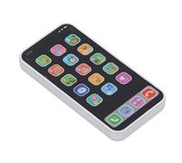 Hamwesh Juguete Educativo para Teléfono Móvil para Niños con Luces Intermitentes y Música, Juguete Educativo Compacto para Teléfono Móvil, Ideal para Niños Pequeños Mayores de 3 Años (inglés Blanco)