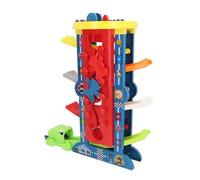 Hamwesh Juguetes de Rampa para Automóvil, Juguete para Automóvil en Pista de Carreras Que Inspira Creatividad y Destreza Manual, Juguetes con 4 Autos Deslizantes, Riel Deslizante de Disco Superior