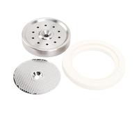 Hamwesh Kit de Reemplazo de Mampara de Ducha, Incluye Junta de Silicona Espesa, Soporte de Acero Inoxidable y Filtro de Alta Precisión, con Junta de Cabezal de Grupo para Máquina de café Expreso