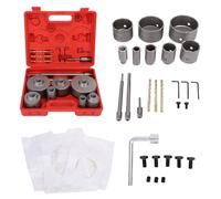 Hamwesh Kit de Sierra Perforadora para Hormigón, Puntas de Carburo de Acero de Tungsteno, Recolección de Polvo, Conector de Rápido, Sierra Perforadora para Hormigón, Kit de con Punta de Carburo con 7