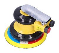 Hamwesh Lijadora de Palma Orbital Aleatoria de Aire de 5 Pulgadas, Herramienta Neumática con Tamaño Compacto para Trabajos de Carrocería de Metal y Madera