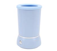 Hamwesh Limpiador de Patas de Perro, 2 Velocidades, Lavadora Portátil Recargable Automática de Patas de Perro, Lavadora Eléctrica de Pies para Mascotas con Parte Inferior de Ventosa para el Cuidado
