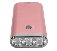 Hamwesh Luz LED para Extensión de Cabello, Curado Rápido de 395 Nm con Temporizador de 10 S, 30 S, 60, 90, 3 Cuentas de Luz LED de 5 W, Lente óptica Mejorada, para Uso Profesional en (Oro rosa)