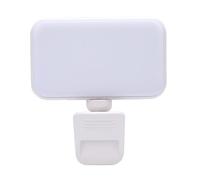 Hamwesh Luz LED Portátil para Teléfono, Luz Selfie de Bolsillo Recargable con Batería de 800 MAh y 3 Modos, para Transmisión en Vivo, Fotografía, Maquillaje, Videoconferencia (White)