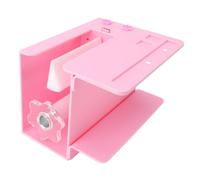 Hamwesh Máquina de Floración de Pestañas, Dispositivo de Abanico de Pestañas con Rotación Manual, Material Acrílico para Salones de Belleza, Suministros de Extensión de, Fácil de Usar para (PINK)