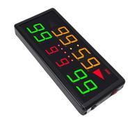 Hamwesh Marcador de Baloncesto, Marcador Electrónico de 10 Dígitos con Control Remoto Inalámbrico, de Puntuación Portátil Recargable para Voleibol, Béisbol, Hockey, Juegos de Deportes de Interior