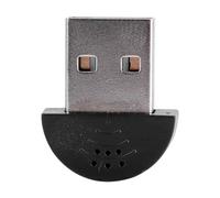Hamwesh Micrófono de Voz Portátil USB Mini Studio, Adaptador de Micrófono de de Grabación para Computadora PC, Mini de Sonido de Alta Fidelidad para PC o Mac, Skype, Chat, Grabación (Black)