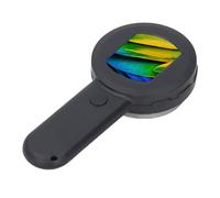 Hamwesh Microscopio de Mano, Microscopio Digital de 50 X 16 MP, Lupa Digital con Pantalla a Color de 2 Pulgadas, 8 Luces LED, Enfoque Manual para Reparación, Lectura, Inspección de Joyas (32GB)