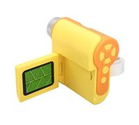 Hamwesh Microscopio para Niños, Microscopio Digital Portátil 1000X con Cámara Integrada, Luces LED y Pantalla LCD de 2 Pulgadas, Kit de Ciencia Educativa Portátil para Niños y Estudiantes (Yellow)
