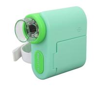 Hamwesh Microscopio para Niños, Microscopio Digital Portátil 1000X con Cámara Integrada, Luces LED y Pantalla LCD de 2 Pulgadas, Kit de Ciencia Educativa Portátil para Niños y Estudiantes (Green)