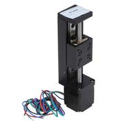 Hamwesh Mini Actuador Lineal, Actuador de Etapa Lineal de de 50 Mm, Guía de Riel con Construcción de Aleación de Aluminio y Alta Capacidad de Carga para Bricolaje CNC, Equipos de Prueba y Mecánica