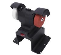 Hamwesh Mini Pulidora de Amoladora de Banco, Batería de Iones de Litio Inalámbrica de 18 V, Alimentada por 7000 RPM, 250 W, con 2 Muelas Abrasivas y Accesorios de Montaje para Afilar y