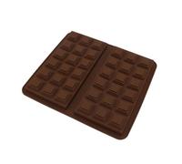 Hamwesh Moldes de Chocolate, Molde para Hornear Reutilizable de Silicona Antiadherente, Molde para Barra de Caramelo con Resistencia Al Calor para Velas, Dulces, Ganache, Brownie, Tarta de Queso,