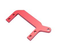 Hamwesh Montaje Servo en Eje, Kit de Suspensión de 4 Eslabones Mecanizado CNC de Aluminio Liviano con Geometría de Dirección Mejorada para SCX10 III 1/10 RC Crawler (Rojo)