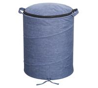 Hamwesh Organizador de almacenamiento de juguetes con alfombrilla de juego, 13.4 x 13.4 x 16.5in Cubos de almacenamiento plegables para ladrillos de construcción, bloques pequeños (BLUE)