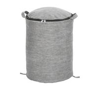 Hamwesh Organizador de almacenamiento de juguetes con alfombrilla de juego, 13.4 x 13.4 x 16.5in Cubos de almacenamiento plegables para ladrillos de construcción, bloques pequeños (GRAY)