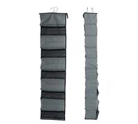 Hamwesh Organizador de Armario Colgante, Organizador de Zapatos Impermeable de 10 Estantes, Ganchos de Hierro, Bolsa de Almacenamiento Plegable para Colgar con Bolsillos Laterales de Malla, para