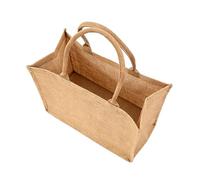 Hamwesh Pack de 10 Bolsas de Arpillera con Asas, 39x31x15cm, para Compras