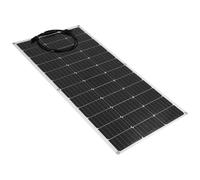 Hamwesh Panel Solar Flexible de 100 W, 18 V, Kit Solar Portátil Ligero y Flexible Monocristalino de Alta Eficiencia, Panel Marino RV con Conectores Incluidos para Batería de 12 V Fuera de la Red