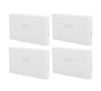 Hamwesh Paquete de 4 Luces Nocturnas con Sensor de Movimiento, Iluminación Interior Recargable con Sensores Sensibles de 110°, Iluminación de Doble Cara para Pasillo, Escalera, Dormitorio, Cocina