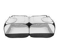 Hamwesh Parque para Pollos, Parque para Animales Plegable y Portátil de Gran Tamaño, Recinto para Animales Pequeños con Paredes de Malla Transpirable para Uso en Exteriores de Conejos Cachorros