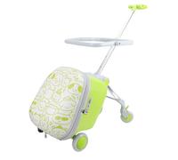 Hamwesh Paseo De Los Niños En La Maleta, 2 En 1 20 Pulgadas 55l Ampliable Llevar Equipaje De La Carretilla con El Asiento De Los Niños Y Las Ruedas De Hilanderos Carga 220lbs