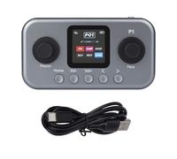 Hamwesh Pedal de Efectos de Guitarra, 6 Módulos de Efectos Independientes Salida de Auriculares Estéreo Batería Recargable de 2000 MAh Pedal de Guitarra Multiefectos, Procesador de de Portátil con 30