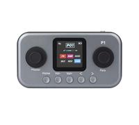 Hamwesh Pedal de Guitarra Multiefectos, Procesador Multiefectos Portátil Recargable, EQ Reducción de Ruido 7 Efectos Pedal de Efectos de Guitarra, Salida de Auriculares