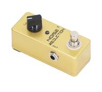Hamwesh Pedal de Puerta de Ruido, Reducción de Ruido de 26 DB, Efecto Supresor de de Carcasa de Aleación de Aluminio, Indicador LED True Bypass con Diseño Portátil Compacto para Guitarra Eléctrica y