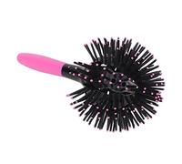 Hamwesh Peine Rizador de Pelo, Cepillo de Bola Redonda 3D para Cabello Húmedo y Seco, Preserva el Cabello y Mejora la Circulación Sanguínea, Ideal para el Cuidado Diario del