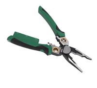 Hamwesh Pelacables, Herramienta de Engarzado Pelacables Multifuncional 8 en 1 con Probador de Voltaje para Cables de Acero de Aluminio y Cobre, Uso Profesional Eléctrico y HVAC