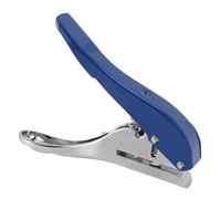 Hamwesh Perforadora de un Orificio, Perforadora Portátil Compacta con Borde de Acero de 8 Mm con Base Antideslizante para Carpintería Tarjetas de Papel Madera Fina Película Dura PVC