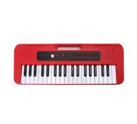 Hamwesh Piano con Teclado para Niños, 37 Teclas, Teclado de Piano Pequeño Portátil, 4 Tonos, 4 Ritmos, 10 Canciones de Demostración, de Electrónico con Micrófono, Conector para Auriculares, Carga