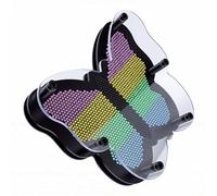 Hamwesh Pin Art Toy, Creación de Impresiones 3D Pines Coloridos Fácil Reinicio, Juguetes para Niños Autistas Juguetes Sensoriales para Autismo con Función de Alivio del Estrés para Niños Adultos