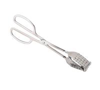 Hamwesh Pinzas para Servir, 10in Acero Inoxidable 304 Buffet Tong | Pinzas de cocina con agarre antideslizante, de tijera a prueba de calor para catering de fiestas, barbacoa, pan, ensalada