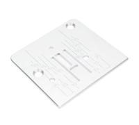 Hamwesh Placa de Aguja para Máquina de Coser, Placa de Garganta de Acero Inoxidable, de Aguja de Puntada Recta con Superficie Fácil de Limpiar para Babylock BL1108 BL1170 BL16 BL18 BL18A Bernette