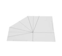 Hamwesh Plantilla de Costura de Cesta de Comida Plegable, Material Acrílico, Plantilla de Costura de Bolso de Diseño Plegable, de Cesta de Bricolaje con Mano de Obra Fina Reutilizable para Picnics,