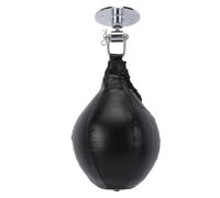 Hamwesh Plataforma para Saco de Velocidad, Saco de Boxeo Ligero de Cuero PU con Rotación de 360 Grados, Entrenador de Velocidad de Boxeo con Inflador y Accesorios de Montaje para Entrenamiento de